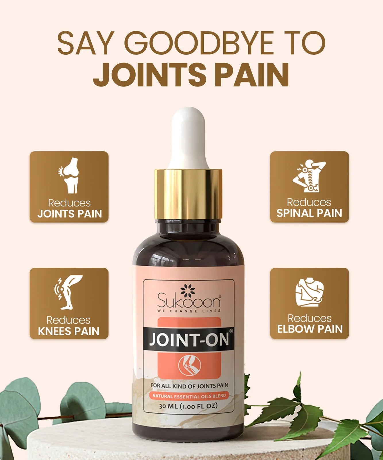 Joint On | Best Oil for Joints, Knee & Back Pain Relief